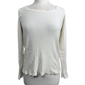 Ryegrass Sweater, Size M, White